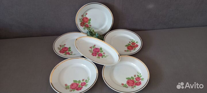 Посуда (тарелки, блюдо) из СССР (винтаж)