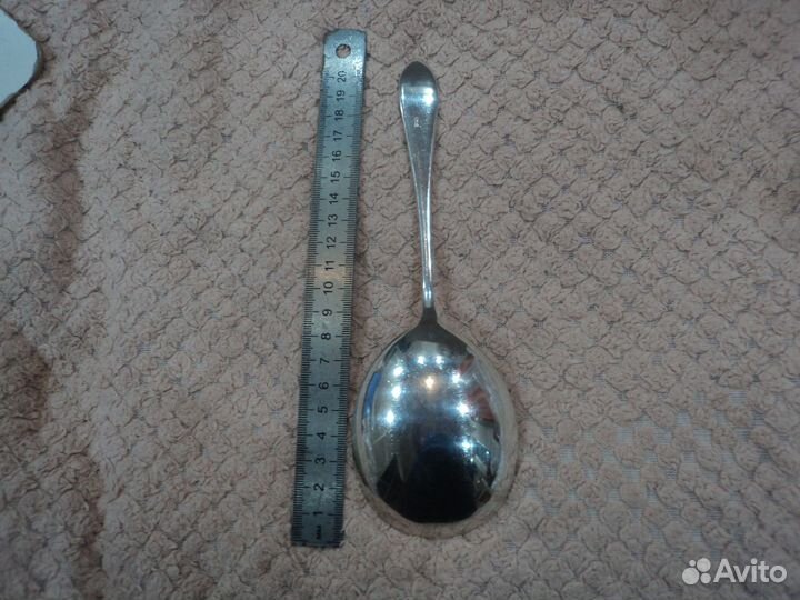 Шикарная разливочная ложка с глубоким серебрением