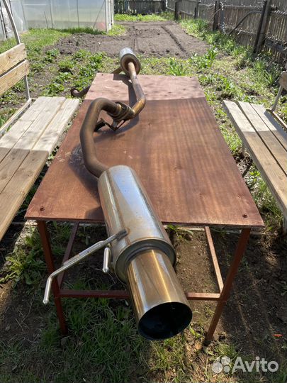 Глушитель прямоточный Honda Fit RS