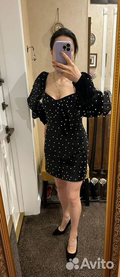 Вечернее черное платье