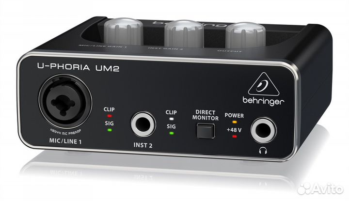 Звуковая карта Behringer UM2 / Новая