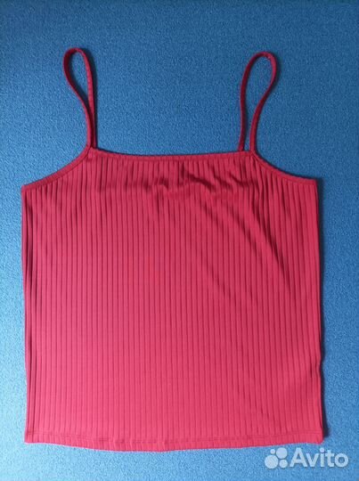 Майка топ в рубчик