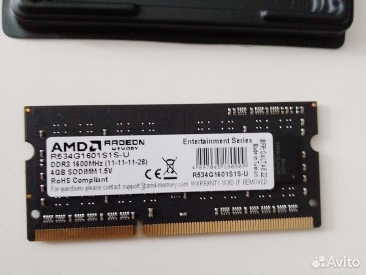 Оперативная память для ноутбука ddr4 4gb