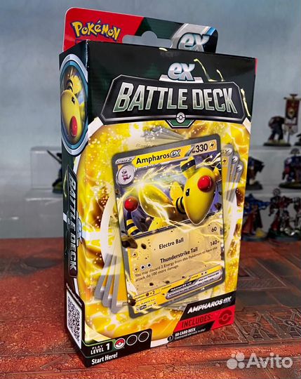 Pokemon кки Scarlet & Violet Ampharos Battle Deck