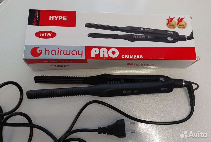 Щипцы-гофре для волос Hairway