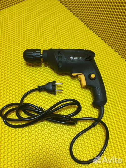 Дрель-шуруповёрт сетевой deko dkd600w