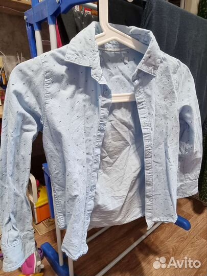 Рубашка школьная 122 для мальчика