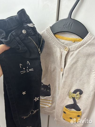 Набор одежды для девочки 92-98, zara,tommy