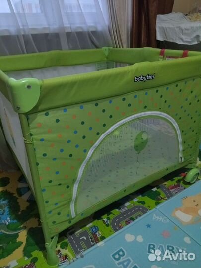 Большой детский манеж бу