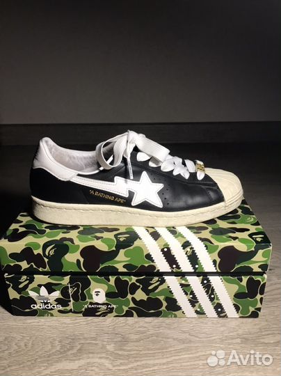 Adidas superstar X bape оригинал