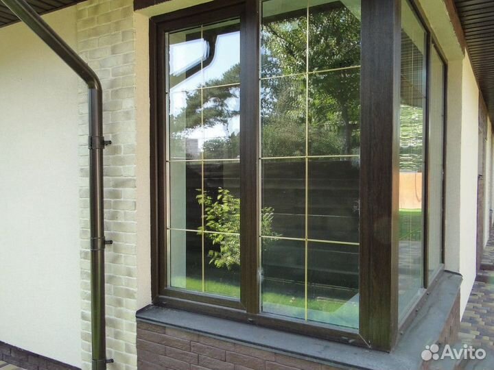 Окна пвх на веранду угловое 90
