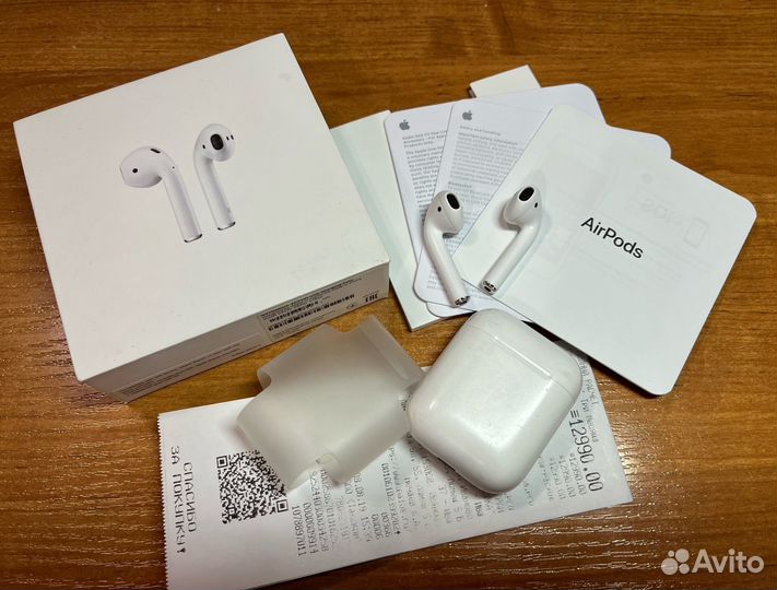 Наушники Airpods 2 оригинал