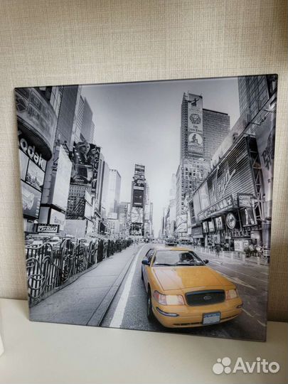 Картина под стеклом Нью-Йорк