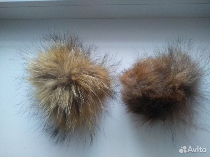 Хвостики лисы для новогодних костюмов и помпонов