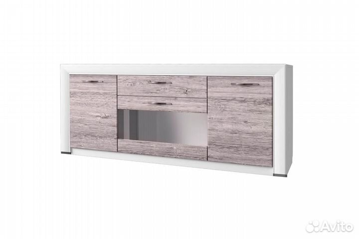 Тумба RTV 1V2D1S, olivia, цвет вудлайн крем/дуб ан