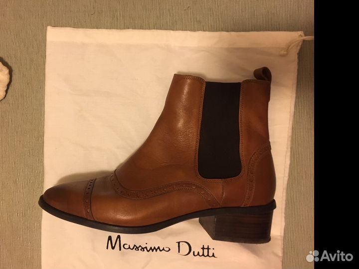 Ботинки брендовые Massimo Dutti, 40 р