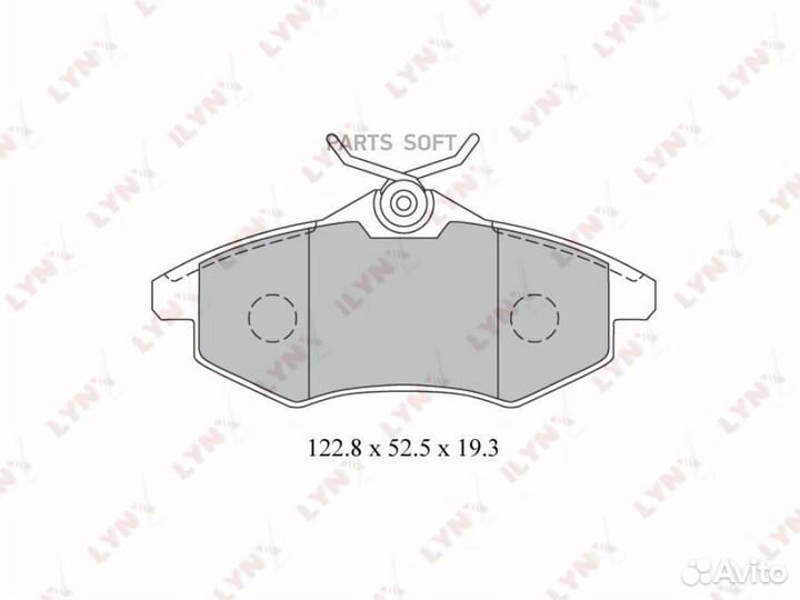 Lynxauto BD-2204 BD-2204 Колодки тормозные lynxaut