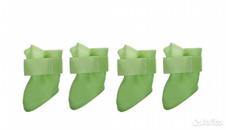 Ботинки для собак силиконовые на липучке