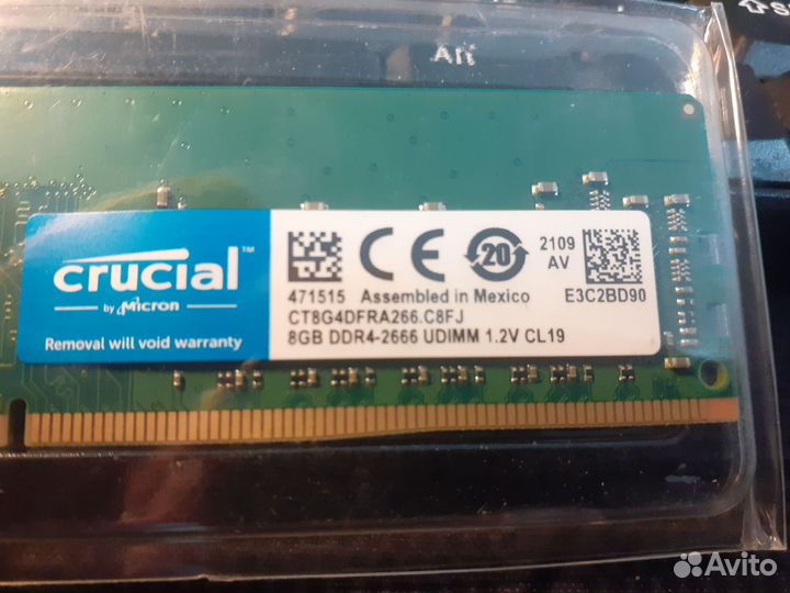 Оперативная память ddr4 8gb crucial