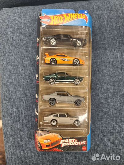 Hot Wheels, Fast and Furious 5 pack, Toyota Supra