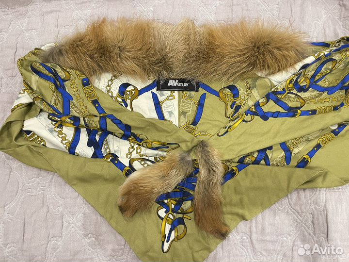 Платок-капюшон меховой