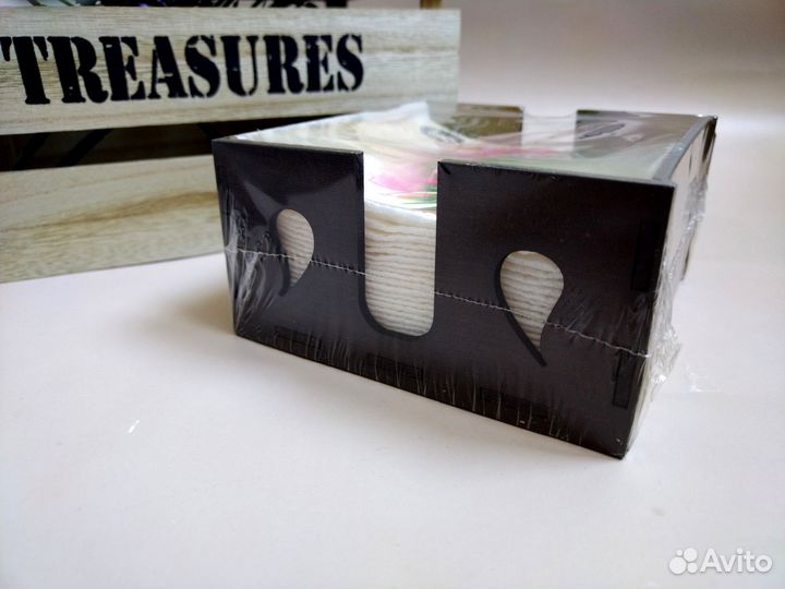 Новая салфетница деревянная Посуда Сервировка