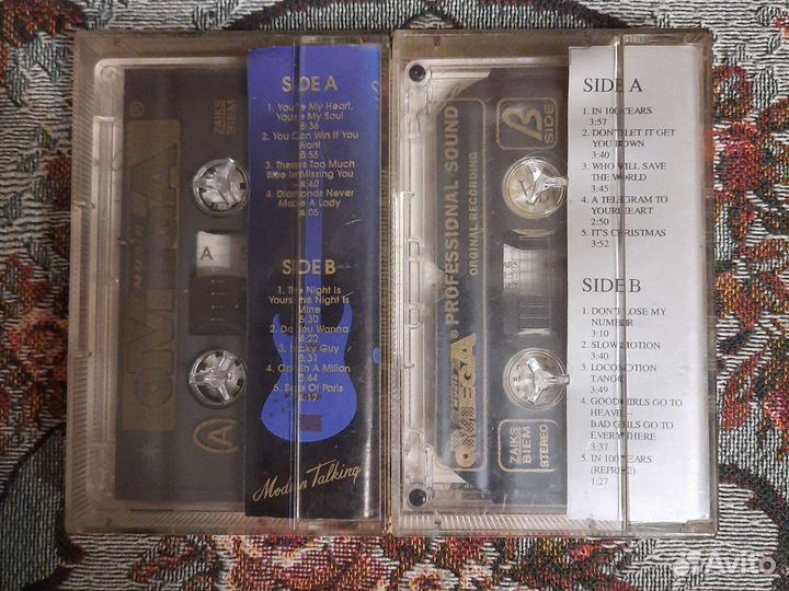 Аудиокассеты Modern Talking Omega