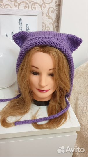 Шапка кото- чепчик