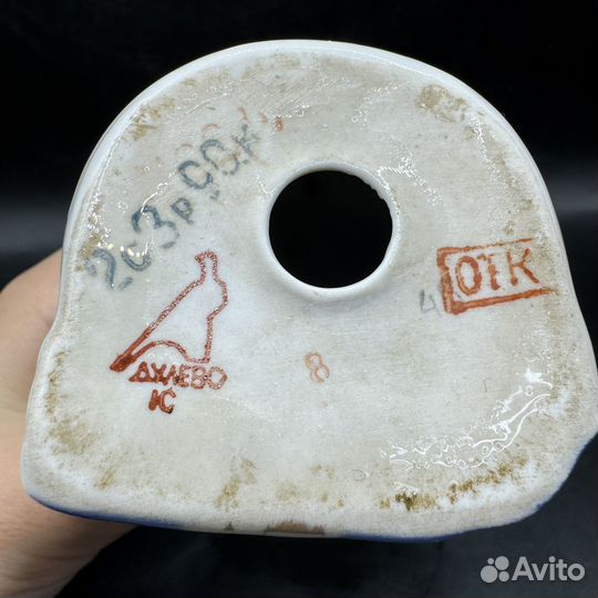 Статуэтка снеговик хоккеист вратарь дулево