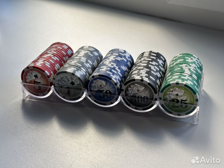 Фишки для покера с номиналом