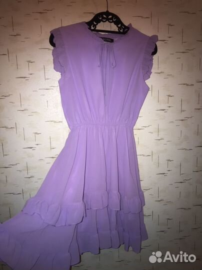 Платье сиреневое