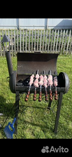 Мангал с крышей