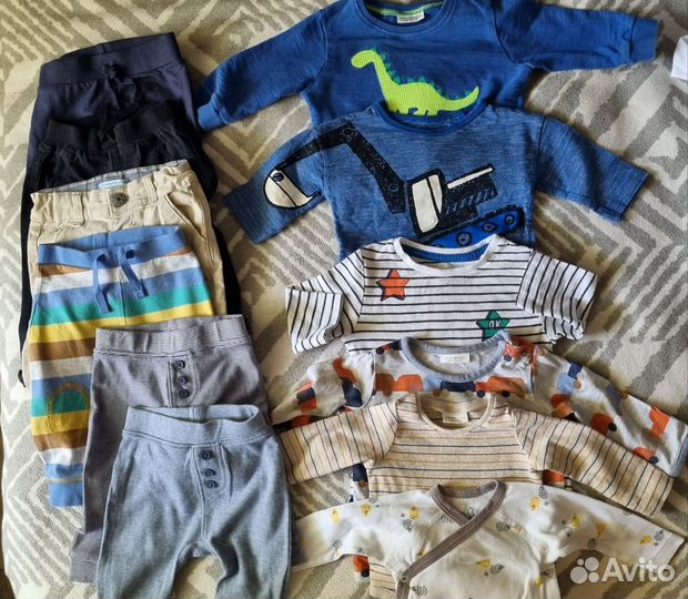 Фирменные вещи пакетом на мальчика 62-68