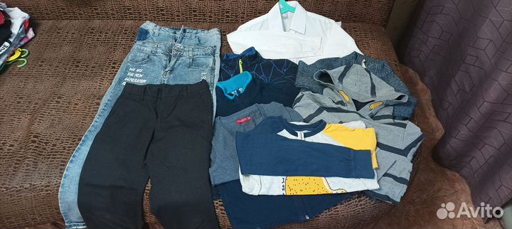 Вещи пакетом на мальчика 128
