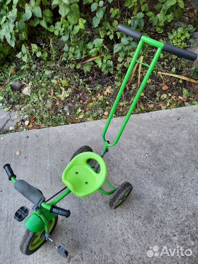 Детский велосипед с ручкой бу