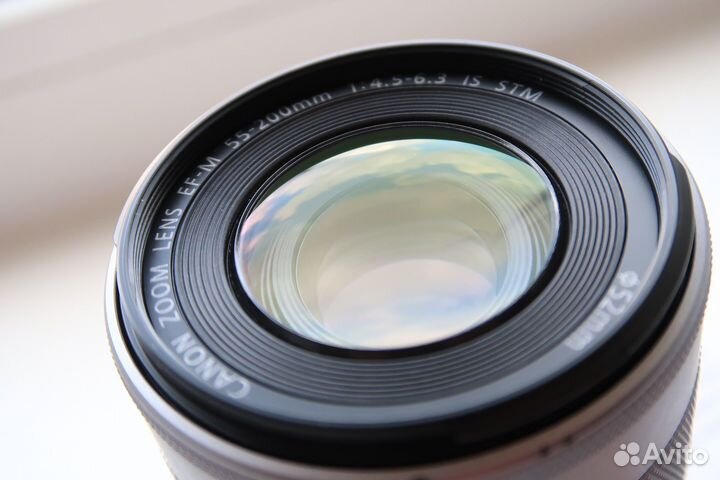 Объектив Canon EF-M 55-200 IS STM + защ фильтр