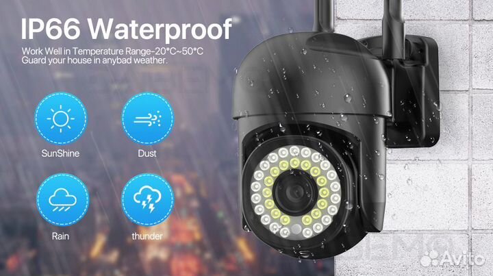 WiFi IP камера наружная поворотная. Новая