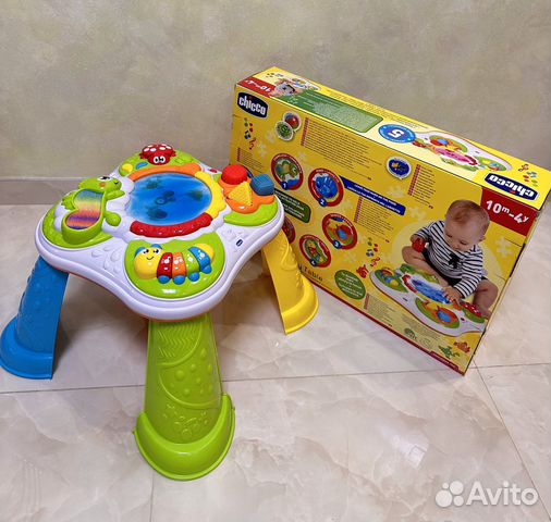 Детский развивающий столик Chicco (игровой центр)