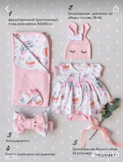 Комплект на выписку летний