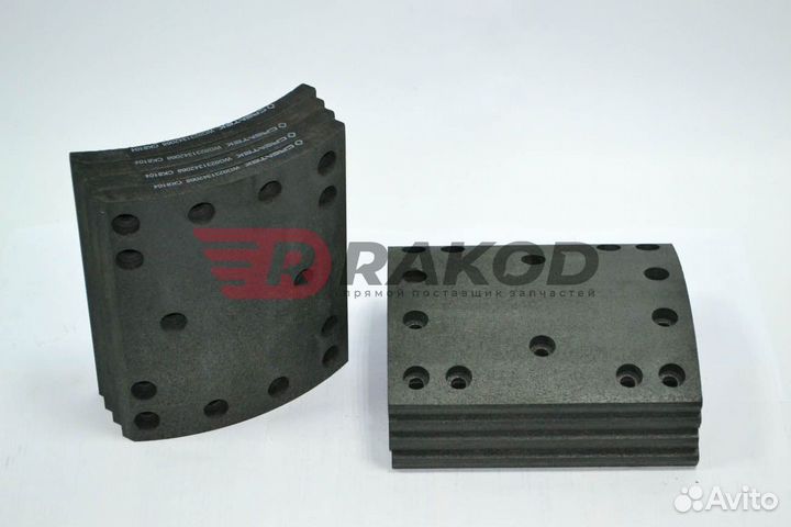 Накладка торм. зад. howo A7 createk к-т на колесо