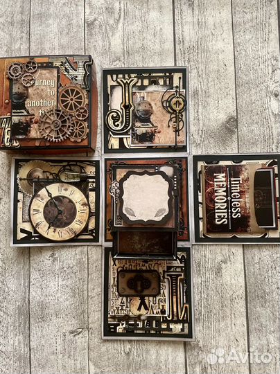 Открытка мужская. Коробочка с сюрпризом