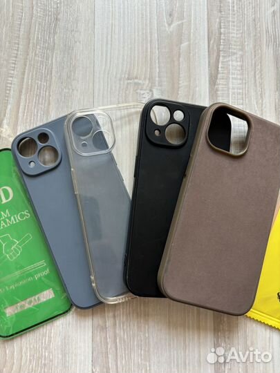 Чехлы iPhone 15+Стёкла
