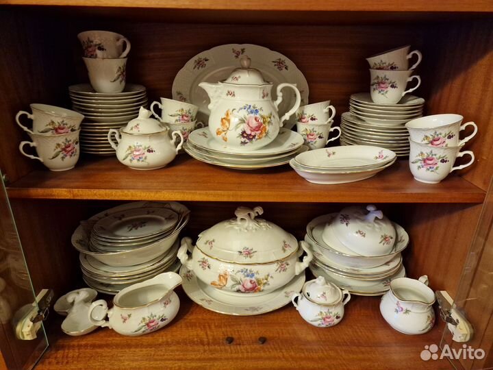 Столовый сервиз на 12 чайный / 6 столовый гдр