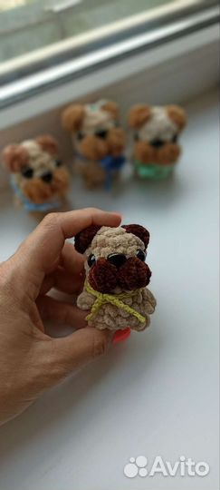 Игрушка мопс. Брелок мопс