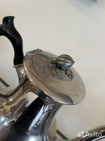 Антикварный кофейник Basse&Fischer 1.5 л, молочник