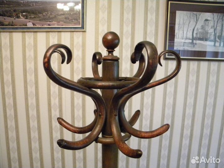 Вешалка напольная старинная венская