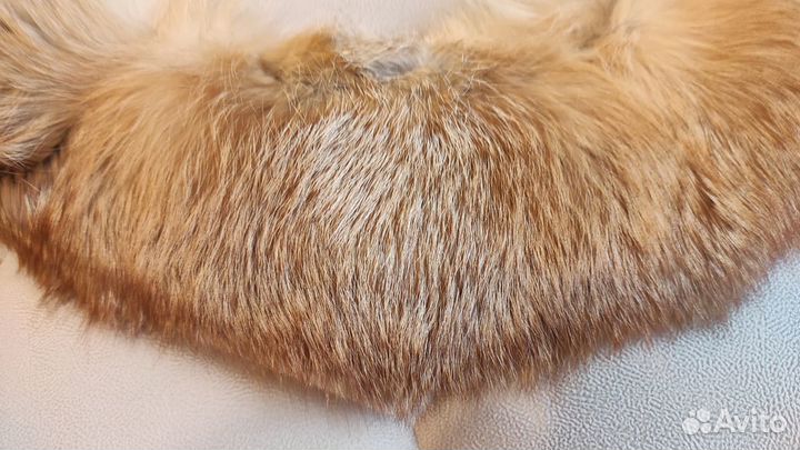 Воротник из рыжей лисы