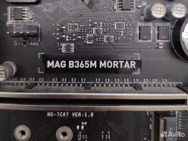 Материнская плата msi b365m +I3 9100f