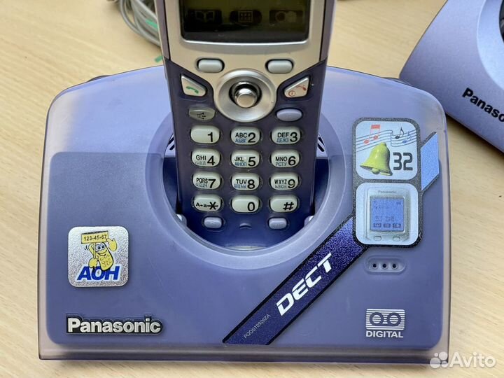 Радиотелефон dect Panasonic 2 трубки