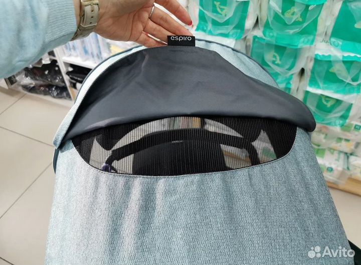 Прогулочная коляска Espiro Sonic Gel, turquoise